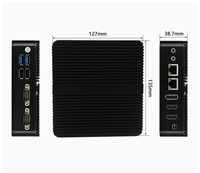 Komputer Industri J1900 CPU Mini PC Quad Core 4GB/8GB RAM 500GB SSD Opsional Win10
