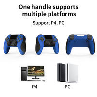 Manette de jeu Turbo Vibration pour contrôleur sans fil Sony PS4 PC BT Compatible avec les fonctionnalités de la console de jeu Moteur de vibration