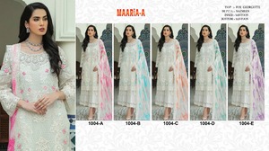 Meilleure qualité matériel semi cousu Party Ware pakistanais Salwar Kameez costume à vendre disponible à un prix abordable - Product Image 2
