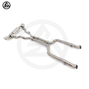 CSZ para BMW <span class=keywords><strong>M550i</strong></span> G30/G31 N63 4.4TT V8 Tubo de bajada Silenciador con válvula Eje trasero Catback Sistema de escape completo - Product Image 3