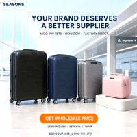 Ensemble de bagages rigides extensibles PP 13 20 24 28 pouces avec valise à roulettes et trousse de toilette, serrure TSA, vente en gros d'usine ODM
