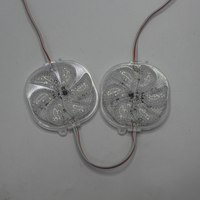Super lampe de poche LED 12V module LED rouge et bleu pour voiture 12W LED module de publicité lumière