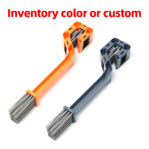 Brosse de nettoyage de chaîne de moto portable à double tête, nettoyeur automatique de vélo, outils de nettoyage portables pour vélo/moto, laveur de chaîne - Product Image 2