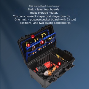 Nhà máy-trực tiếp cụ Chống sốc & chống ẩm Thiết bị bao bì Xe đẩy trường hợp, công cụ mô hình hộp lưu trữ - Product Image 4