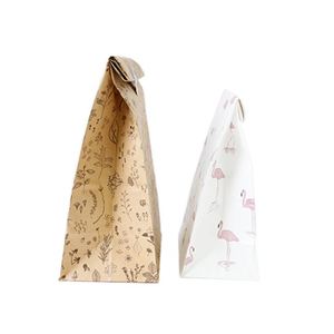 Bolsa de Papel Kraft Personalizada Ecológica y Colorida con Impresión Personalizada, Bolsa de Papel para Regalos y Dulces sin Asas - Product Image 5
