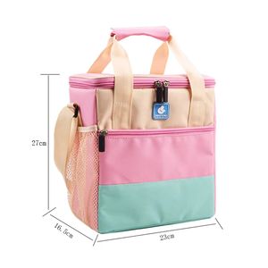 กระเป๋าเก็บความเย็นขนาดใหญ่แบบมีฉนวนกันความร้อน ป้องกันการรั่วซึม ทนทาน ใช้แช่แข็งได้ พร้อมสายสะพายไหล่ปรับได้ รับทำโลโก้ตามสั่งจากผู้ผลิต รุ่น 2026 - Product Image 4