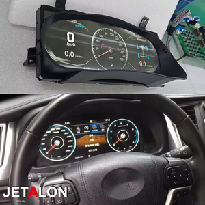 หน้าจอแสดงผลคลัสเตอร์รถยนต์ขนาด 12.3 นิ้ว สำหรับ Toyota Highlander 2015-2019 Crown Kulger Gxl จอแสดงผลห้องนักบินเสมือนจริง - Product Image 2