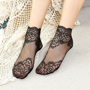 I-0034 Wholesale Spring Standard Breathable Sporty Quick Dry Short Ankle <b>Socks</b> Daily Use for <b>Women</b> Spandex/Nylon Fashionable - Product Image 2
