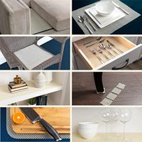 Rivestimento Classico Non Adesivo per Cassetti e Ripiani, Antiscivolo, Ecologico in PVC, Colore Personalizzabile
