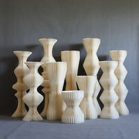 Soporte Plegable de Papel Redondo con Diseño de Columna Romana para Exhibición de Ventanas, Escenarios de Fiesta, Mesas de Postres de Boda, Soporte para Pasteles y Exhibición de Eventos