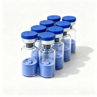 Poudre de peptide de cuivre WV GHK-Cu (Tripeptide de cuivre-1) Haute pureté (99%-99,9%) CAS 89030955 Matière première cosmétique avec COA et MSDS