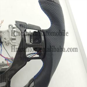 พวงมาลัยรถยนต์ Lexus IS250 IS350 ES ES300 GS GS350 NX CT200 RC ทำจากหนังคาร์บอนไฟเบอร์แบบเจาะรู ลดราคาพิเศษ - Product Image 4