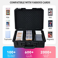 Étui de rangement pour cartes classées INCHOI, boîte de protection en plastique, étanche IP67, boîte de rangement pour cartes de sport à collectionner