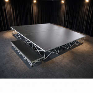 Plateforme de scène extérieure modulaire en alliage d'aluminium légère et durable 1x1m/4x4ft pour événements rapides - Product Image 2
