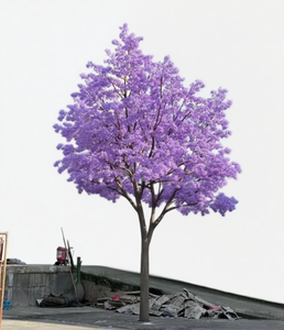 Árbol <span class=keywords><strong>Lila</strong></span> artificial personalizado de fábrica, árbol púrpura, decoración de hotel de boda, árbol de flores simulado - Product Image 2