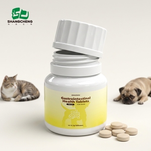 Produits de santé pour animaux de compagnie adaptés aux chats et aux chiens, compléments alimentaires à base de plantes, régulation gastro-intestinale, comprimés vermifuges à base de plantes - Product Image 1