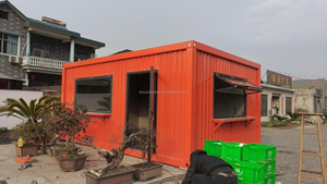 Xách tay 20ft cửa hàng cà phê cửa hàng Cấu trúc thép prefab nhà nhỏ nhà di động godown lưu trữ sóng Hội Đồng Quản trị <span class=keywords><strong>container</strong></span> nhà - Product Image 6