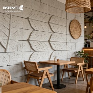 Pannello Murale Geometrico in Ceramica Espansa Personalizzato per Decorazione Pareti <span class=keywords><strong>Soggiorno</strong></span> Contemporaneo Sfondo <span class=keywords><strong>3D</strong></span> in Ceramica Espansa - Product Image 5