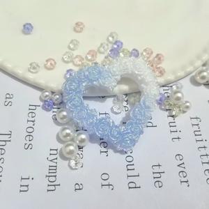 พวงกุญแจรูปหัวใจสีพีชเรืองแสงเป็นมิตรกับสิ่งแวดล้อมใหม่ - Product Image 6