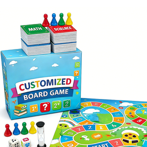 Juego de Mesa OEM con Acabado Premium, Impermeable, Impresión Personalizada, Juego de Tarjetas Educativas para la Escuela, Juego de Mesa Personalizado de Fábrica - Product Image 2