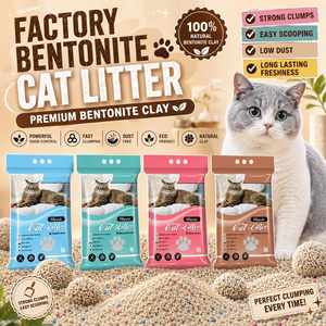 Bulk Cat Sanitary <b>Sand</b> Bentonite Cat <b>Sand</b> Arena Para Gatos Al Por Mayor Distributor Supply - Product Image 1