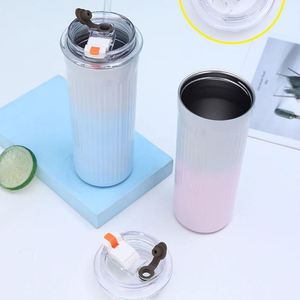 Custom 500ml <b>Double</b> <b>Wall</b> Vacuum Insulated Stainless Steel Eco-Friendly Travel Mug with for and Flower Design - Product Image 5