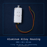 Module amplificateur de puissance RF 2515-2675 MHz 13W 25W 50W Fréquence personnalisée 100-6000 MHz Alliage d'aluminium 50 Ohm SMA ANT