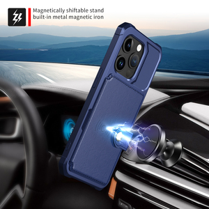 Многофункциональный кожаный чехол для телефона <span class=keywords><strong>iPhone</strong></span> 15 14 13 <span class=keywords><strong>12</strong></span> 11 с магнитным держателем для карт бумажник чехол для телефона Samsung - Product Image 5