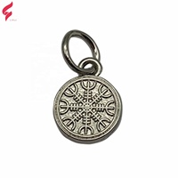 Pendentifs personnalisés pour enfants en alliage de zinc plaqué or avec logo de marque, étiquettes de bijoux avec anneau en O et plaques gravées pour bijoux et vêtements