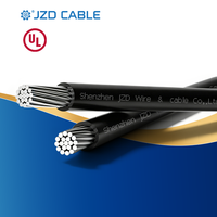 Cable de Aluminio JZD UL 6AWG-750KCMIL XHHW-2, Conductor de Aluminio Compacto Trenzado Resistente al Sol, Cable XHHW-2 para Conducto