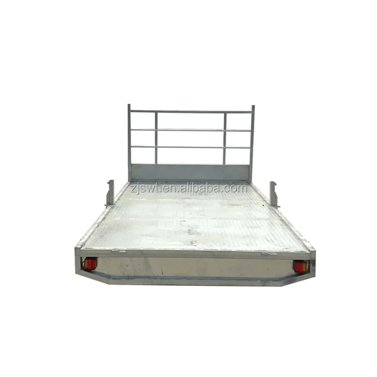 Fabrieksvervaardiging 8X7 Utility Lage Bed Flatbed Truck Trailer Voor Transport Van Hout, Etc