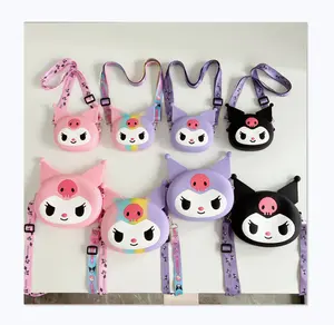 Hot Selling Soft Cute Cartoon Silicone Bag Summer New Product Cute Children's Coin Purse