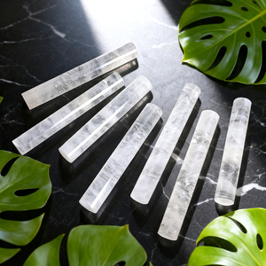 Nouveau produit Cylindre en cristal naturel poli à la main Cylindre en quartz transparent pour la décoration - Product Image 2