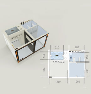 Aquarium rectangulaire d'<span class=keywords><strong>eau</strong></span> salée pour salon, salle <span class=keywords><strong>de</strong></span> bain ou extérieur, accessoires élégants pour aquarium d'<span class=keywords><strong>eau</strong></span> salée, aquariums à poissons à <span class=keywords><strong>vendre</strong></span> - Product Image 6