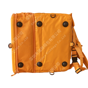 Mochila térmica personalizable de alta calidad, bolsa impermeable y ampliable, color naranja, con aislamiento térmico, <span class=keywords><strong>para</strong></span> entrega de comida caliente - Product Image 6