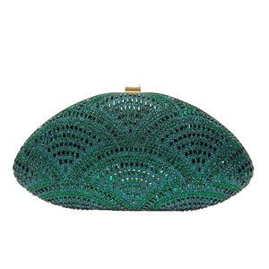 Pochette de soirée de luxe en strass et cristal, sac à main carré, sac à main scintillant en diamant pour femme, pour les fêtes et les mariages - Product Image 6