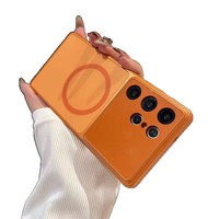 Coque de téléphone rigide magnétique antichoc avec protection intégrale de l'objectif, motif animal, finition mate, pour S26 Ultra/S26+/S25U