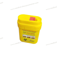 Petit conteneur médical jetable, élimine les couteaux de cuisine, 0,2 l