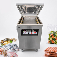 Machine d'emballage sous vide électrique à chambre unique pour viande, poisson, poulet, scelleuse sous vide automatique pour la conservation des aliments