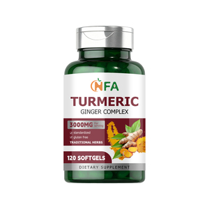 Private Label Turmeric Softgels Dietary Supplement Supports Immune Function Overall Health Wellness Contains Turmeric Extract - Product Image 1