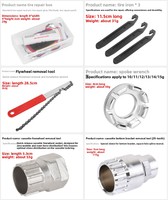 Caja de Herramientas Multifuncional para Bicicleta FZ044, Kit Completo de Herramientas de Mantenimiento para Bicicleta de Alta Resistencia, Hecho en China