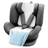 Coussin de siège auto pour bébé Anjuny, respirant et rafraîchissant, avec double ventilateur 5V USB, pour poussette