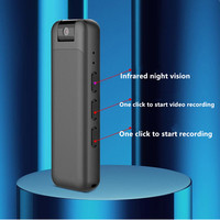 Caméra USB portable avec clip de poche, enregistreur vidéo numérique, caméscope avec vision nocturne, enregistreur vocal numérique
