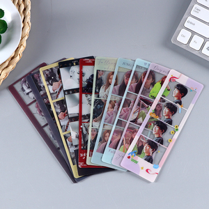 Venta caliente proveedor de Kpop Nueva impresión personalizada Tira de película Kpop transparente Tarjetas de fotos de plástico y marca de libro - Product Image 5