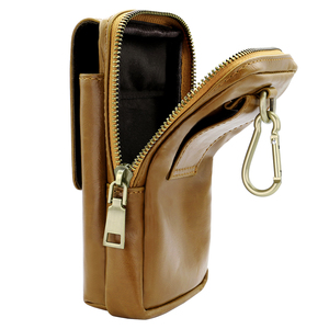 Portefeuille de sport pour téléphone, sacoche pour <span class=keywords><strong>homme</strong></span>, étui double en cuir pour <span class=keywords><strong>iPhone</strong></span> 12 <span class=keywords><strong>11</strong></span> Xs XR 13 <span class=keywords><strong>Pro</strong></span> Max, porte-cartes - PU - Product Image 4