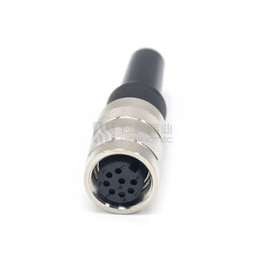 M16 커넥터 케이블 신호 원형 <span class=keywords><strong>Din</strong></span> 커넥터 IP67 8핀 현장 조립형 - Product Image 3