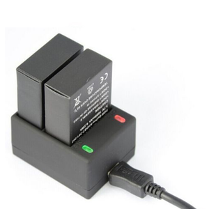 Kitway Cho <span class=keywords><strong>Gopro</strong></span> <span class=keywords><strong>Hero</strong></span> 4 <span class=keywords><strong>3</strong></span> + AHDBT 301 302 Bộ Sạc Pin Phụ Kiện Hành Động Bộ Sạc Cổng Kép USB - Product Image 2