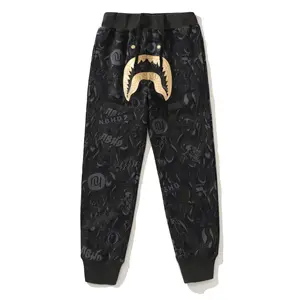 Top Quality New men's high quality luxury print hot stamping process fashion sports casual pants