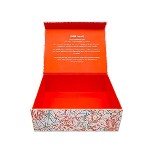 Caja de regalo magnética plegable de lujo de gama alta personalizada, materiales reciclados, cartón rígido con purpurina para zapatos, pantalla de seda, revestimiento UV - Product Image 2