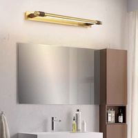 Lumière LED frontale pour miroir de salle de bain, luminaire moderne de luxe pour salle de bain, éclairage de miroir de salle de bain, lumière pour surface de miroir, applique murale longue